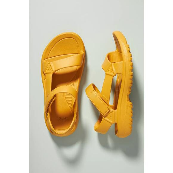 Teva Womens Hurricane Drift Injection‑Molded Water Sandal Yellow Size 8 - Picture 1 of 12